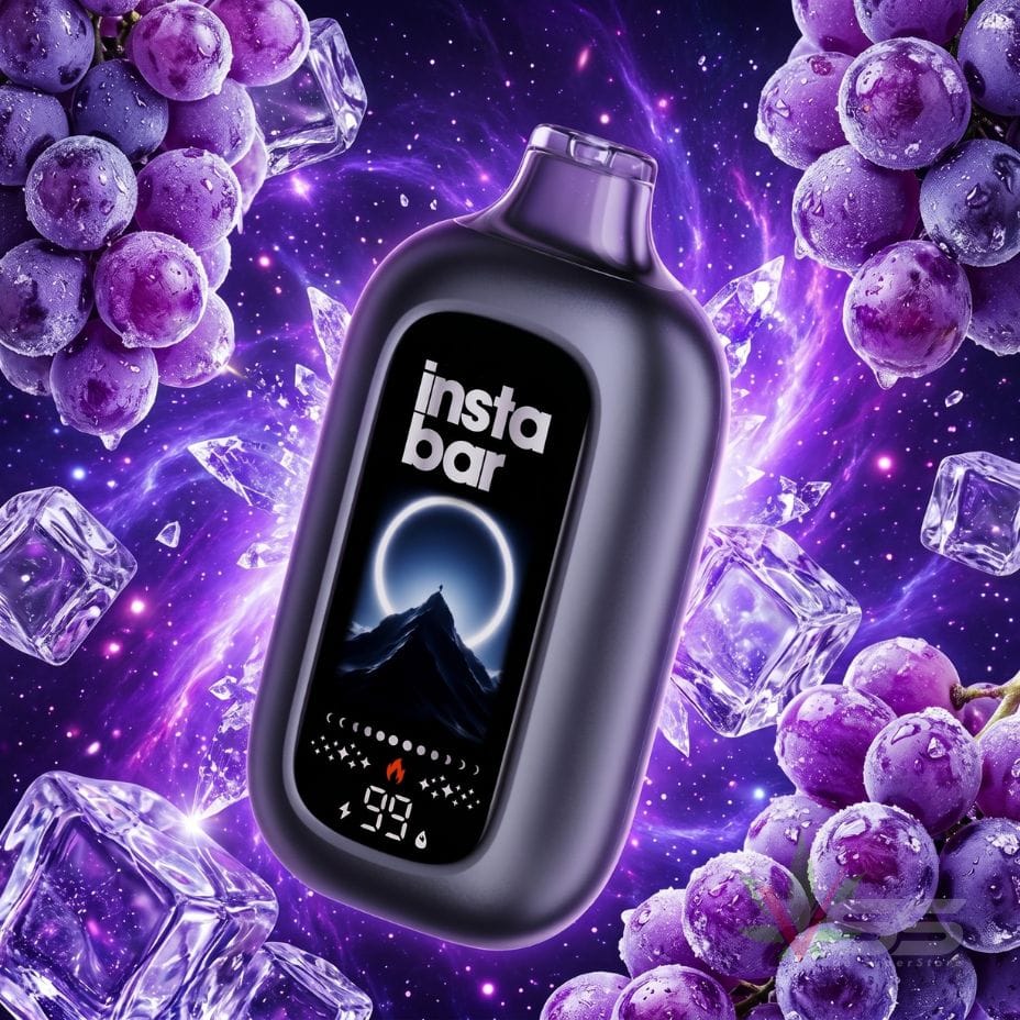 Insta Bar 120K Disposable Vape - Grape Ice 120000 / 20mg Steinbach Vape SuperStore and Bong Shop Manitoba Canada