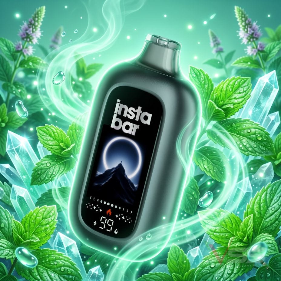 Insta Bar 120K Disposable Vape - Mint 120000 / 20mg Steinbach Vape SuperStore and Bong Shop Manitoba Canada