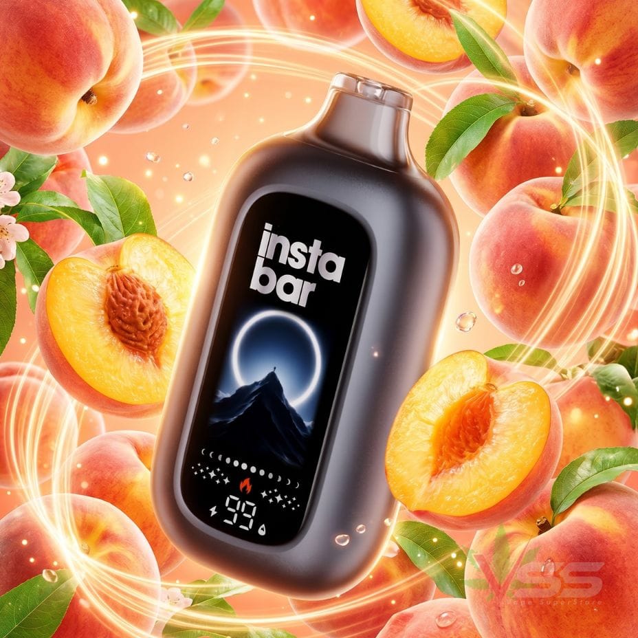Insta Bar 120K Disposable Vape - Peach G 120000 / 20mg Steinbach Vape SuperStore and Bong Shop Manitoba Canada
