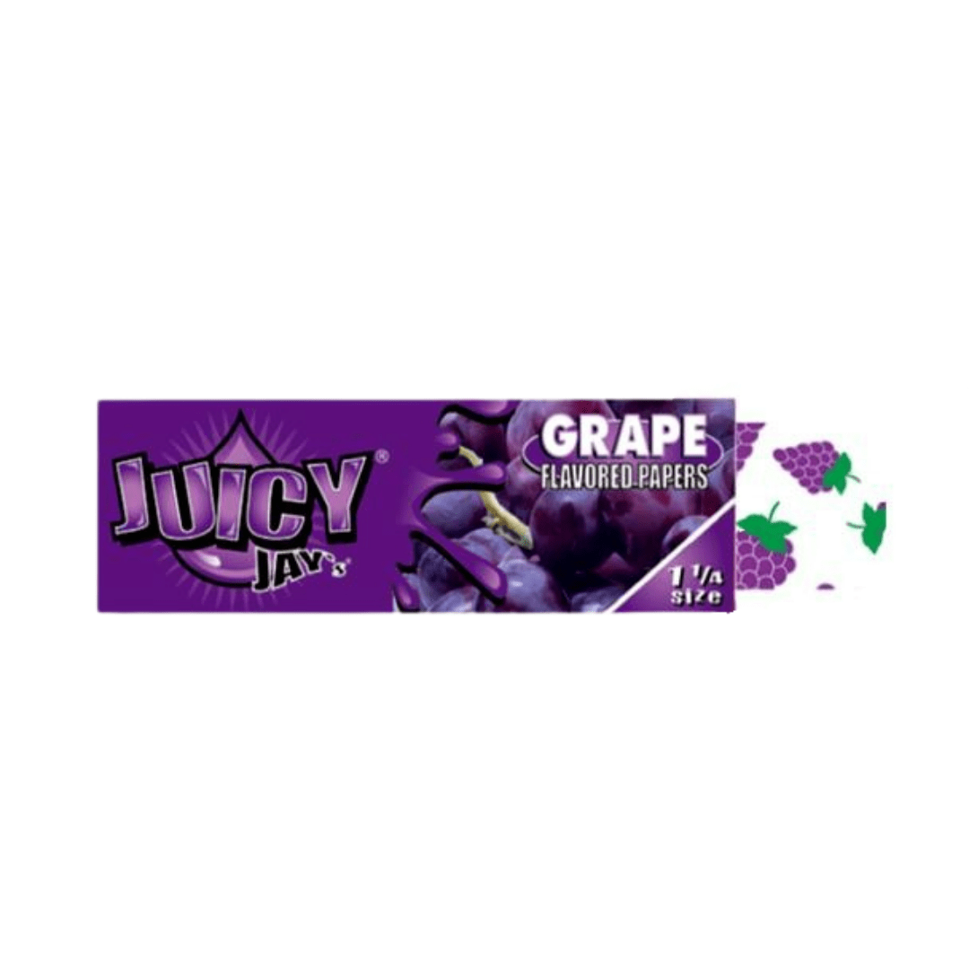 Juicy Jay's Grape Flavoured Rolling Papers 1 1/4 1¼ / Grape Steinbach Vape SuperStore and Bong Shop Manitoba Canada