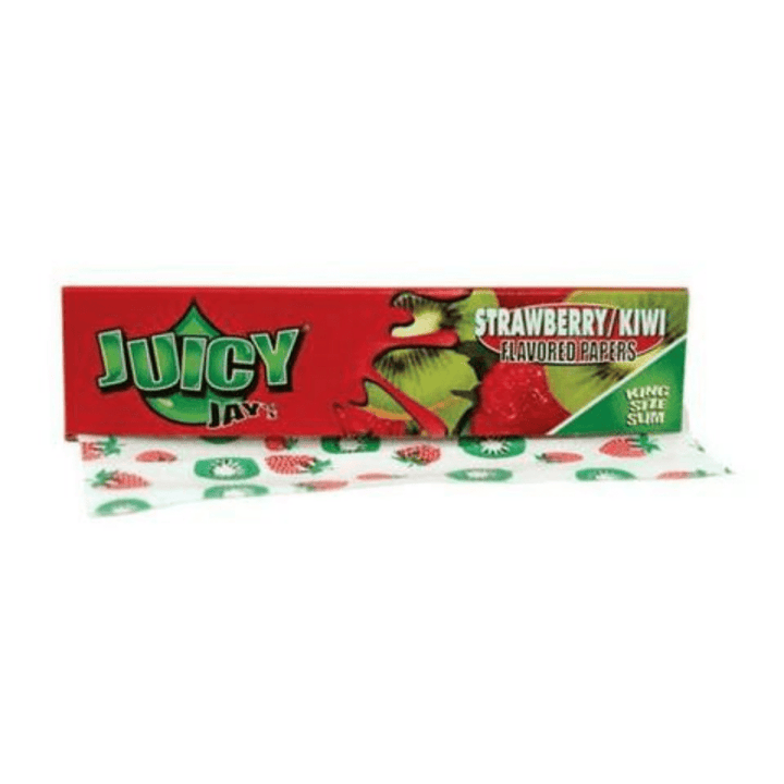 Juicy Jay's Juicy Jay's Strawberry Kiwi Flavoured Rolling Papers 1 1/4 1¼ / Strawberry Kiwi Juicy Jay's Strawberry Kiwi Rolling Papers-Steinbach