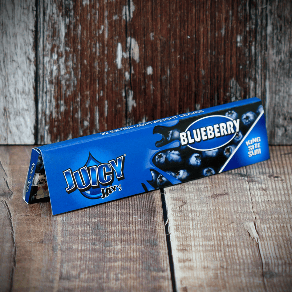 Juicy Jay's King Size Rolling Papers Blueberry Steinbach Vape SuperStore and Bong Shop Manitoba Canada