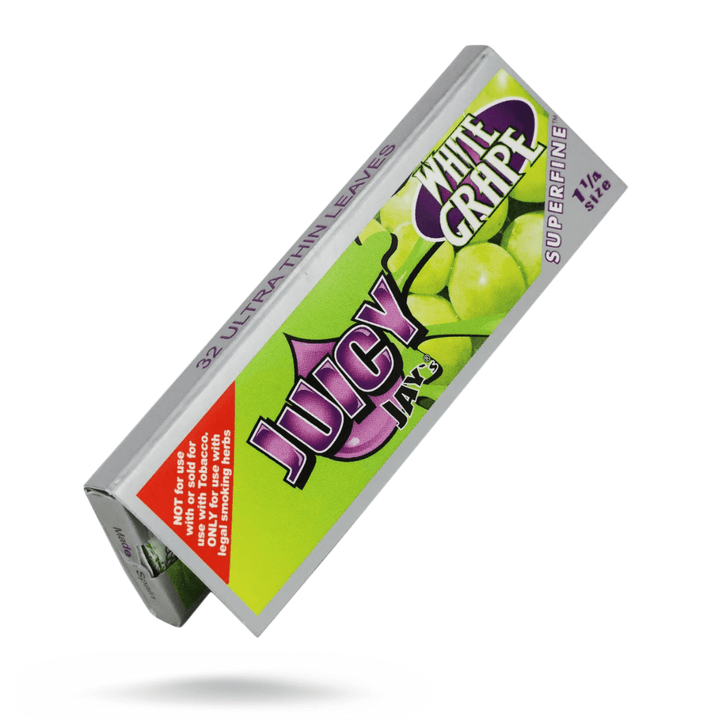 Juicy Jay's Super Fine Hemp Rolling Papers 1 1/4 1¼ / White Grape Steinbach Vape SuperStore and Bong Shop Manitoba Canada