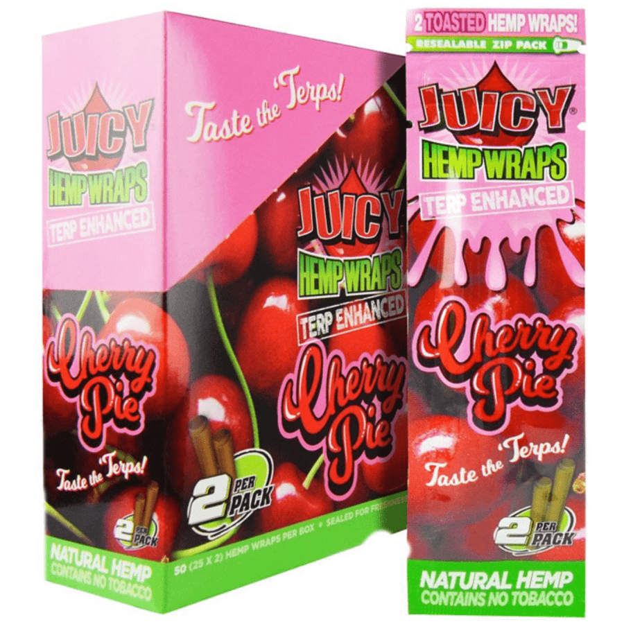 Juicy Jay Terp-Infused Hemp Wraps-Cherry Pie Steinbach Vape SuperStore and Bong Shop Manitoba Canada