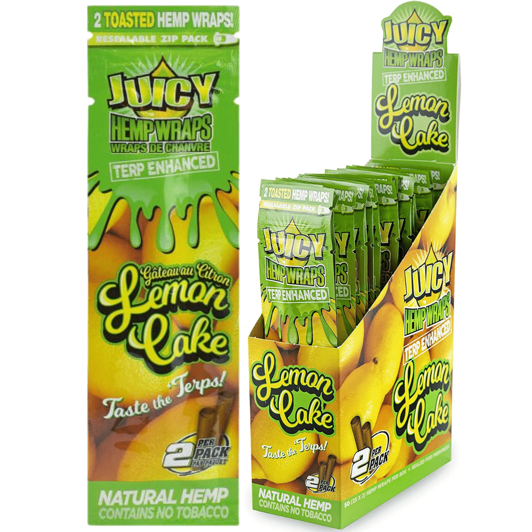 Juicy Jay Terp-Infused Hemp Wraps-Lemon Cake Steinbach Vape SuperStore and Bong Shop Manitoba Canada