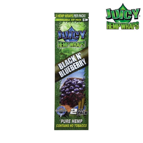 Juicy Jays Hemp Wraps Black N Blueberry Steinbach Vape SuperStore and Bong Shop Manitoba Canada