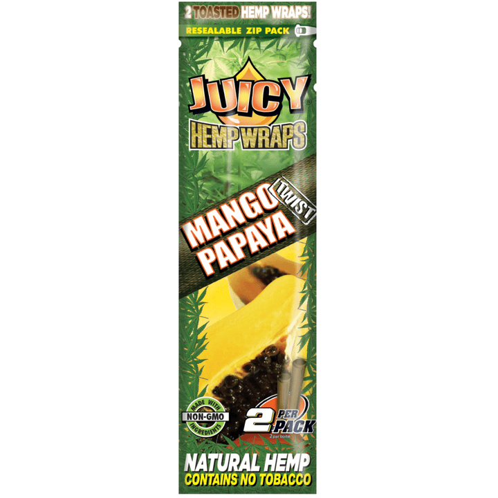 Juicy Jays Hemp Wraps Mango Papaya Steinbach Vape SuperStore and Bong Shop Manitoba Canada