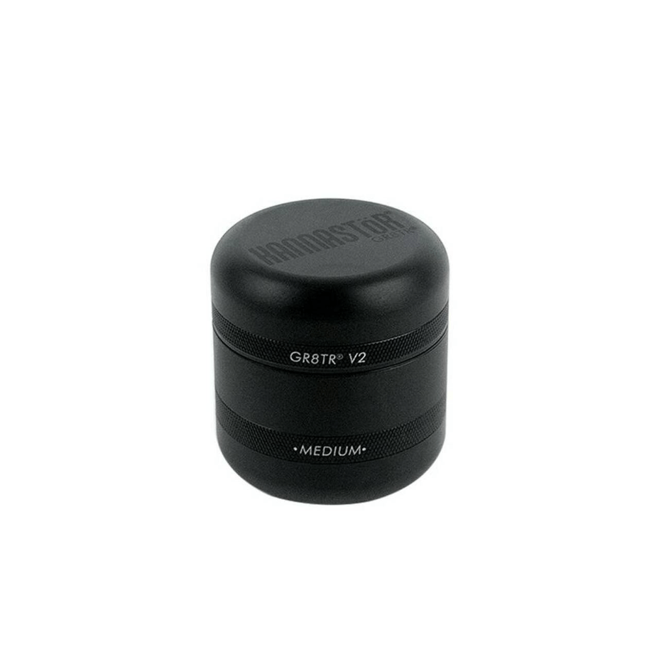 Kannastor GR8TR V2 Series 2.2" Grinder w/ Jar 2.2" / Black Steinbach Vape SuperStore and Bong Shop Manitoba Canada