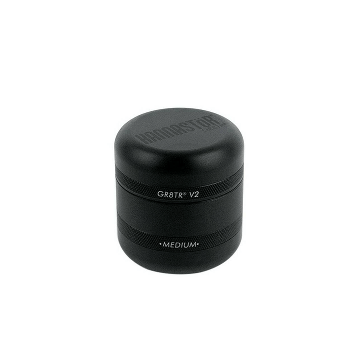 Kannastor GR8TR V2 Series 2.2" Grinder w/ Jar 2.2" / Black Steinbach Vape SuperStore and Bong Shop Manitoba Canada
