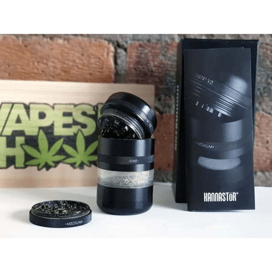 Kannastor GR8TR V2 Series 2.2" Grinder w/ Jar Steinbach Vape SuperStore and Bong Shop Manitoba Canada