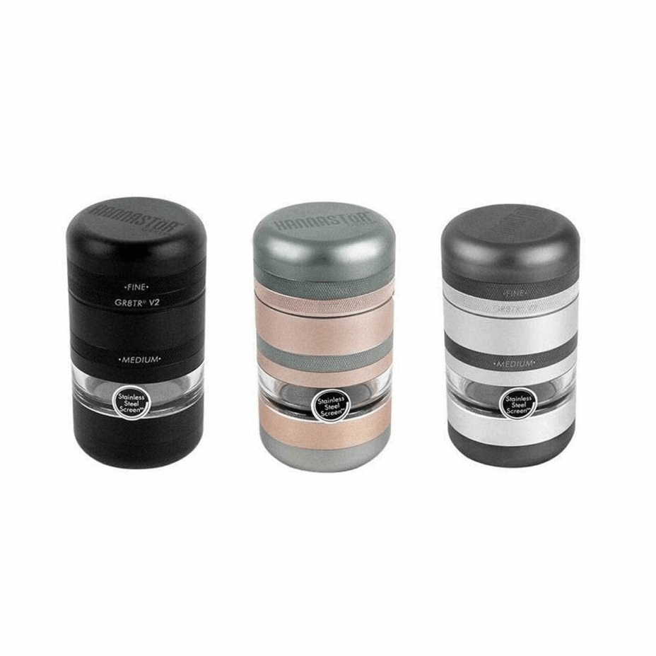 Kannastor GR8TR V2 Series 2.2" Grinder w/ Jar Steinbach Vape SuperStore and Bong Shop Manitoba Canada