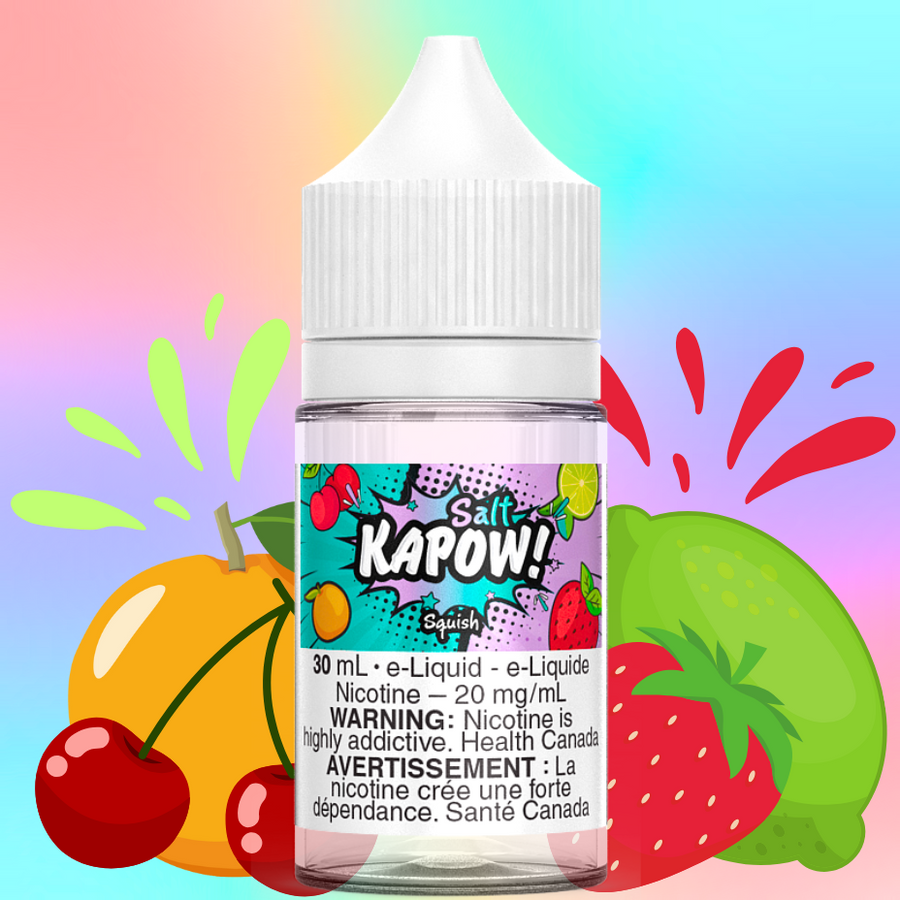 Squish Salt by Kapow E-liquid 30ml / 12mg Steinbach Vape SuperStore and Bong Shop Manitoba Canada