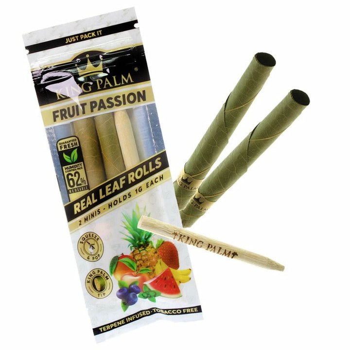King Palm Mini Pre-Rolls-Fruit Passion 2/pkg / Fruit Passion Steinbach Vape SuperStore and Bong Shop Manitoba Canada