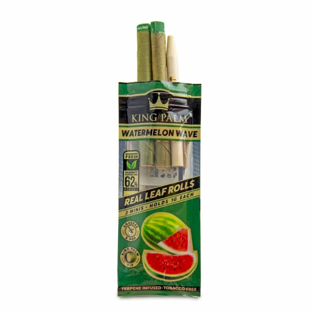 King Palm Pre-Roll Pouches 2/pkg / Watermelon Wave Mini Pre-Rolls Steinbach Vape SuperStore and Bong Shop Manitoba Canada