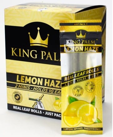 King Palm2 Mini Pre-Roll Lemon Haze Steinbach Vape SuperStore and Bong Shop Manitoba Canada