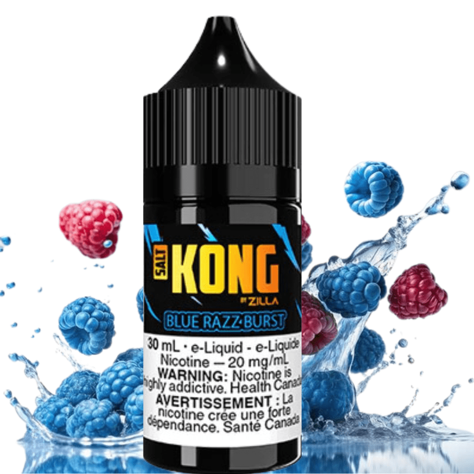 Kong Salt by Zilla-Blue Razz Burst Steinbach Vape SuperStore and Bong Shop Manitoba Canada