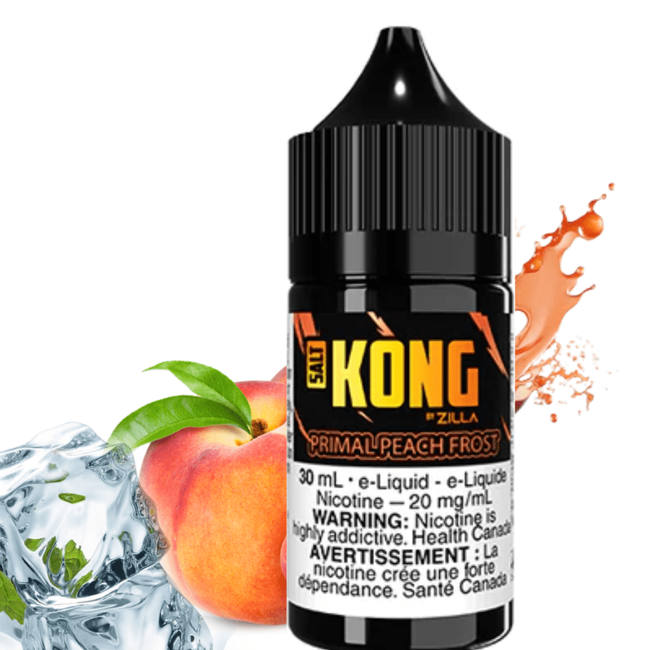 Kong Salt by Zilla-Primal Peach Frost Steinbach Vape SuperStore and Bong Shop Manitoba Canada