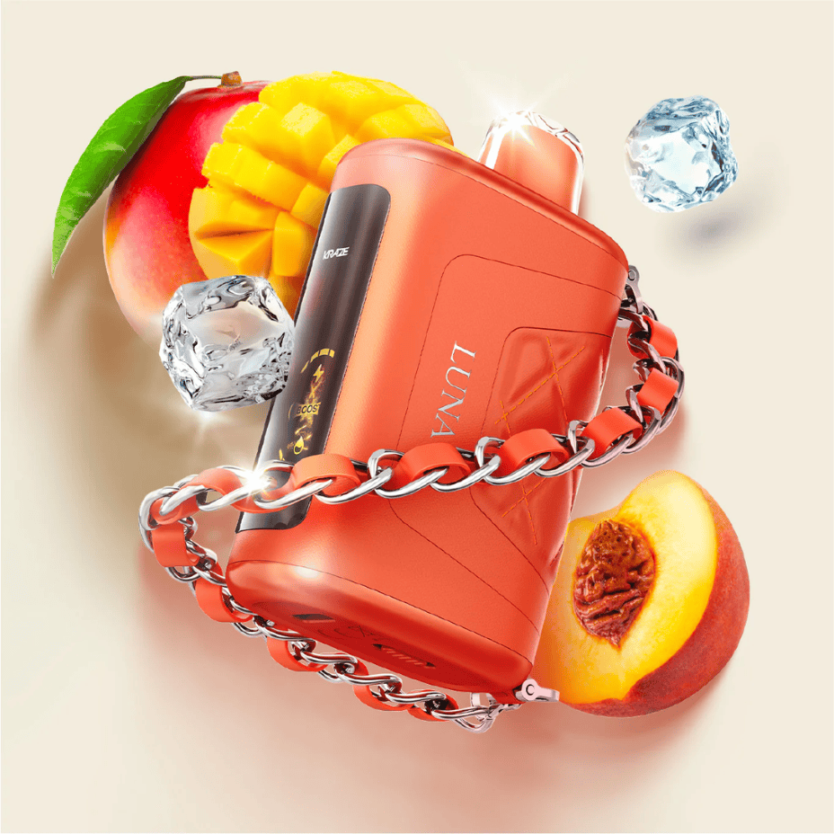 Kraze Luna 42k Disposable Vape - Amber Peach Mango Ice Steinbach Vape SuperStore and Bong Shop Manitoba Canada