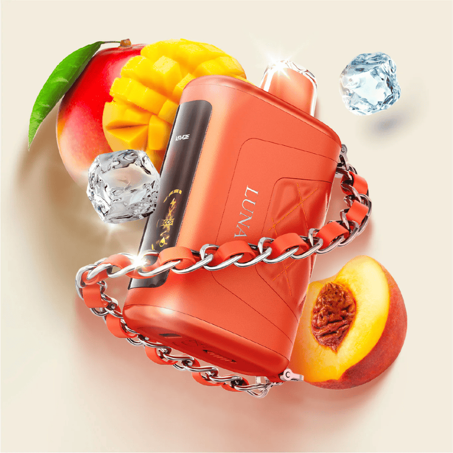 Kraze Luna 42k Disposable Vape - Amber Peach Mango Ice Steinbach Vape SuperStore and Bong Shop Manitoba Canada