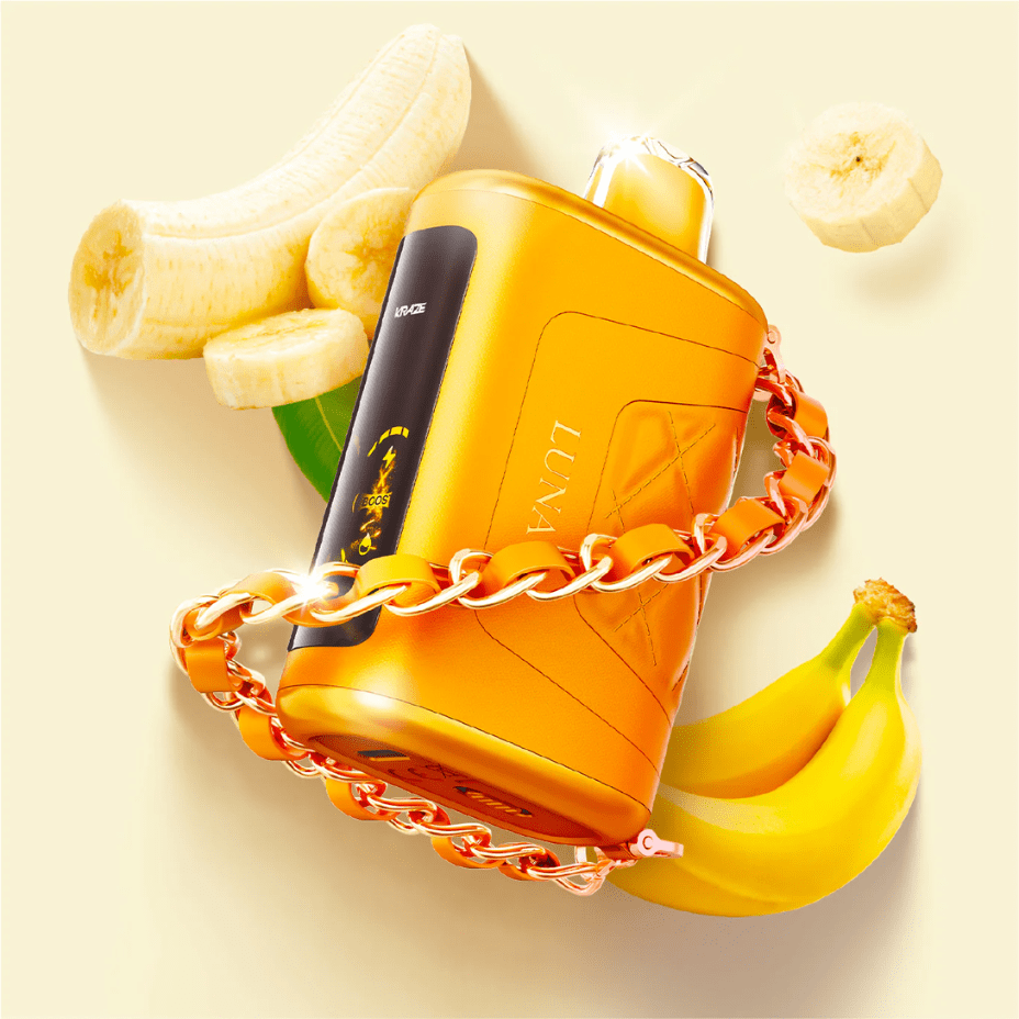 Kraze Luna 42k Disposable Vape - Banana Bake Steinbach Vape SuperStore and Bong Shop Manitoba Canada