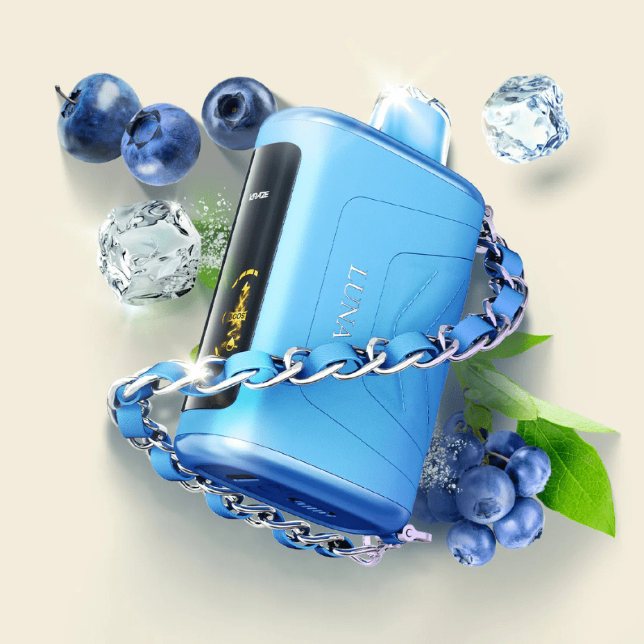 Kraze Luna Disposable Vape-Aquamarine Star B Ice 20mg / 42000 Puffs Steinbach Vape SuperStore and Bong Shop Manitoba Canada