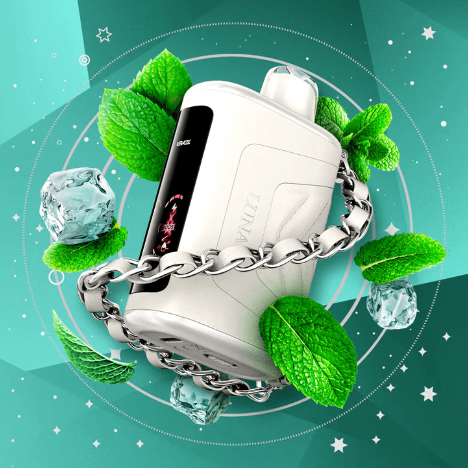 Kraze Luna Disposable Vape-Diamond Spearmint Ice Steinbach Vape SuperStore and Bong Shop Manitoba Canada