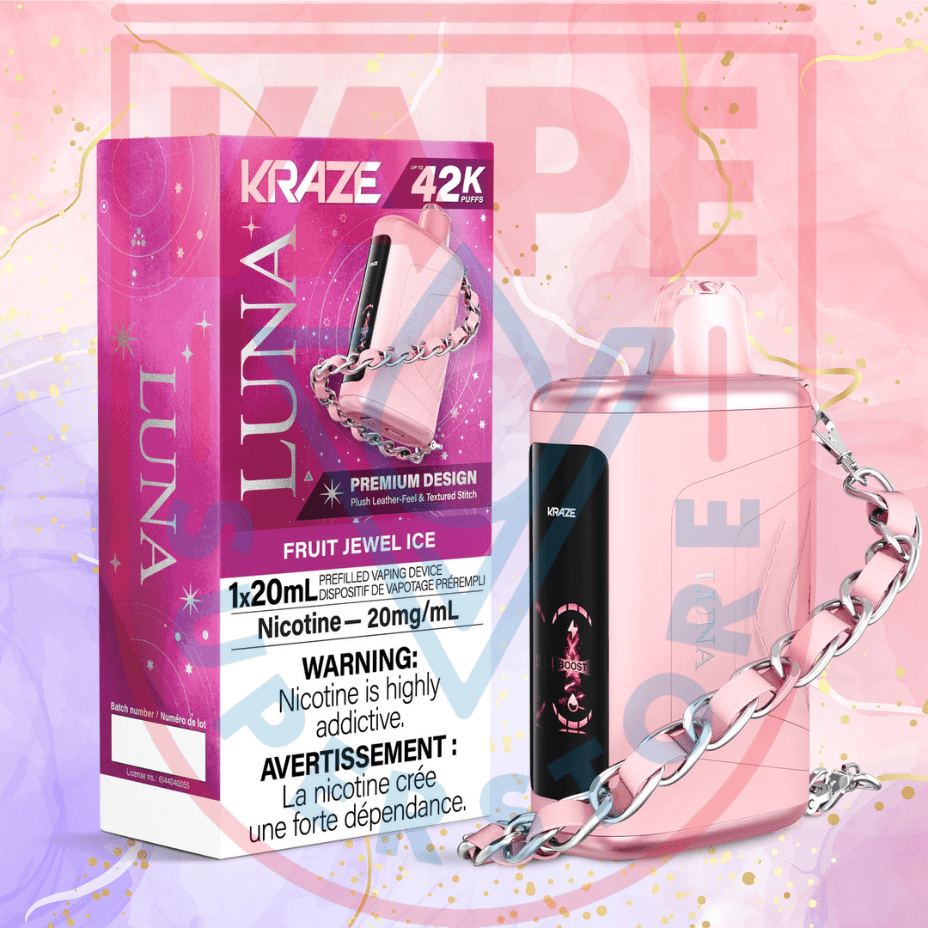 Kraze Luna Disposable Vape-Fruit Jewel Ice Steinbach Vape SuperStore and Bong Shop Manitoba Canada