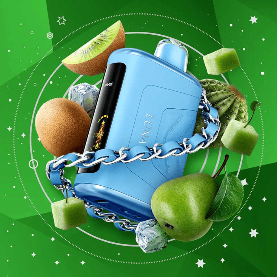 Kraze Luna Disposable Vape-Kiwi Pear Cactus G Ice Steinbach Vape SuperStore and Bong Shop Manitoba Canada