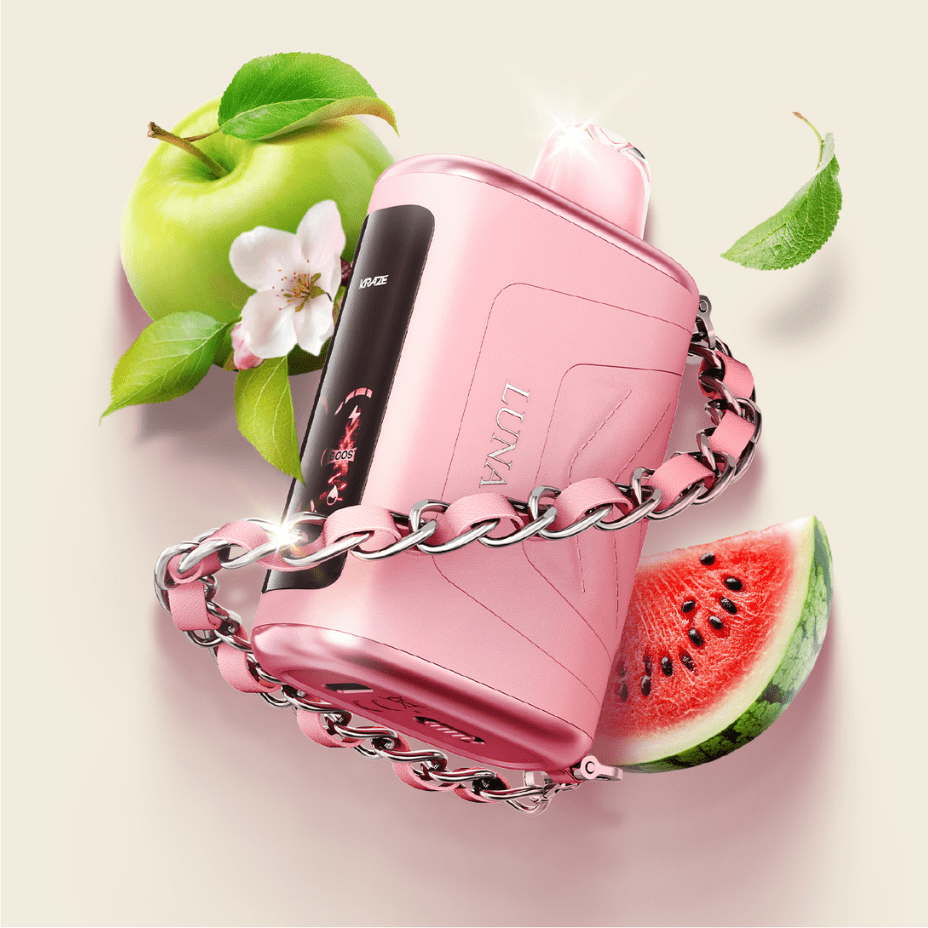 Kraze Luna Disposable Vape-Lush Watermelon Apple Steinbach Vape SuperStore and Bong Shop Manitoba Canada