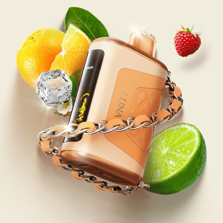 Kraze Luna Disposable Vape-Opal Orange Razz Lime Ice Steinbach Vape SuperStore and Bong Shop Manitoba Canada