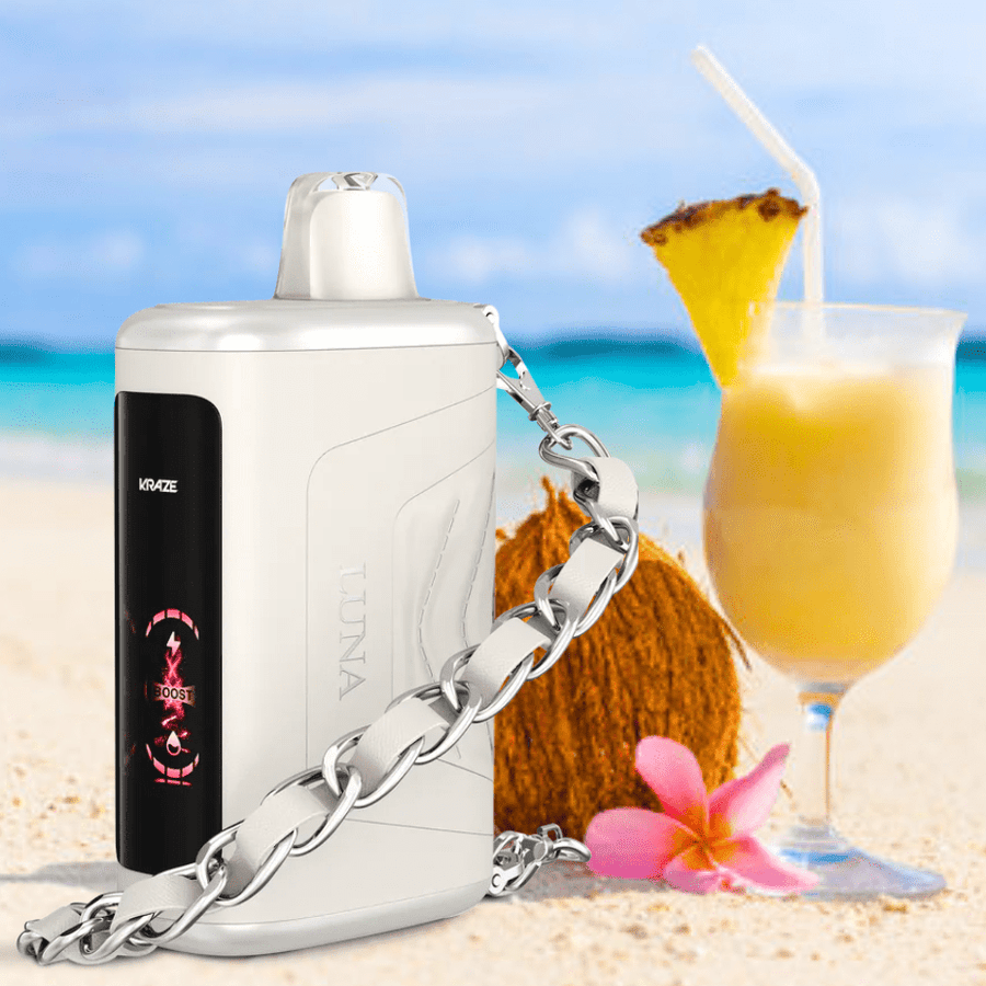 Kraze Luna Disposable Vape-Pristine Pina Colada Ice Steinbach Vape SuperStore and Bong Shop Manitoba Canada