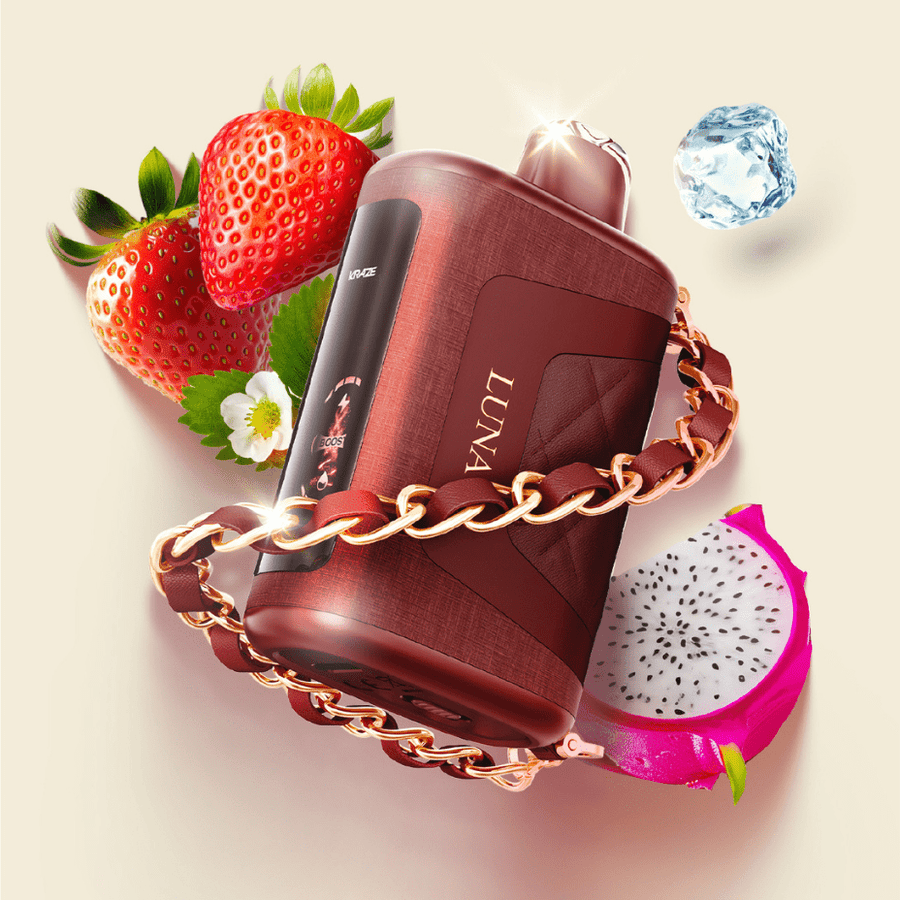 Kraze Luna Disposable Vape-Sassy Strawberry Dragonfruit Ice Steinbach Vape SuperStore and Bong Shop Manitoba Canada