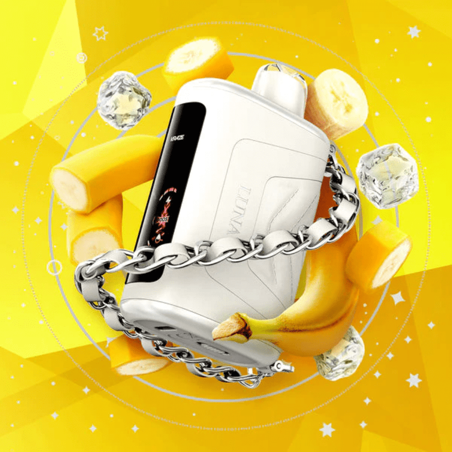 Kraze Luna Disposable Vape-Topaz Banana Ice Steinbach Vape SuperStore and Bong Shop Manitoba Canada