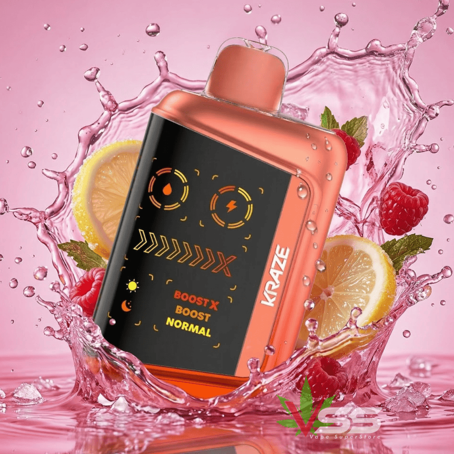 Kraze Mega X 48K Disposable Vape - Pink Lemon KO Iced Steinbach Vape SuperStore and Bong Shop Manitoba Canada