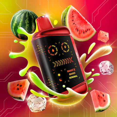 Kraze Mega X 48K Disposable Vape - Watermelon Wave Iced 48K / 20mg Steinbach Vape SuperStore and Bong Shop Manitoba Canada