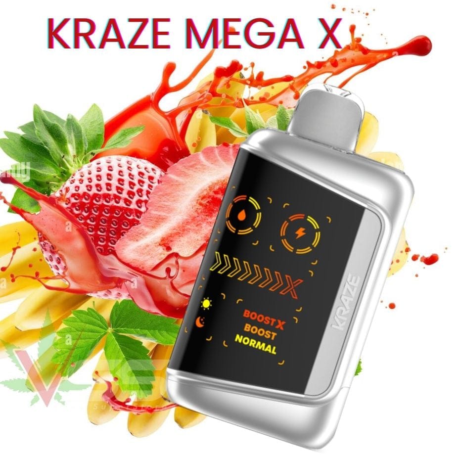 Kraze Mega X 48K - White G.B. Ice Steinbach Vape SuperStore and Bong Shop Manitoba Canada