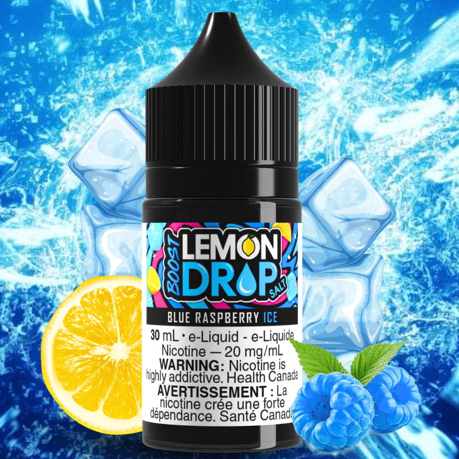 Lemon Drop Boost Salt - Blue Raspberry Ice Steinbach Vape SuperStore and Bong Shop Manitoba Canada