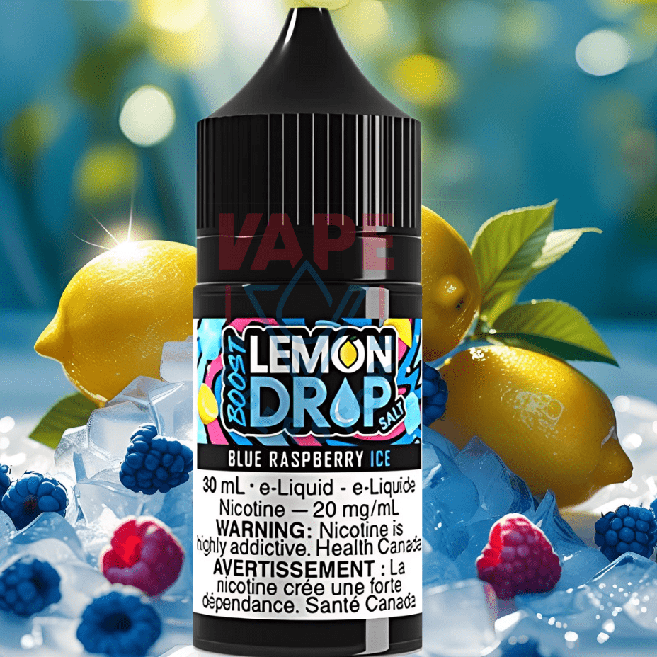 Lemon Drop Boost Salt Nic 30ml - Blue Raspberry Ice Steinbach Vape SuperStore and Bong Shop Manitoba Canada