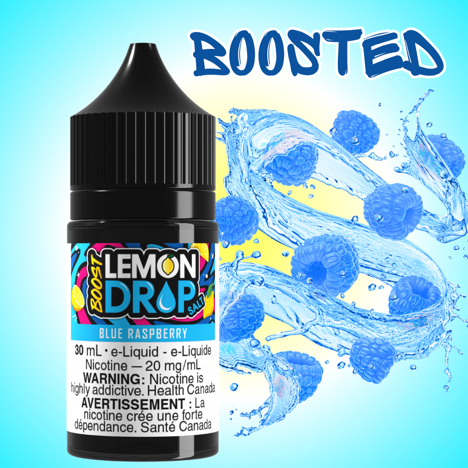 Lemon Drop Boost Salt - Blue Raspberry Steinbach Vape SuperStore and Bong Shop Manitoba Canada