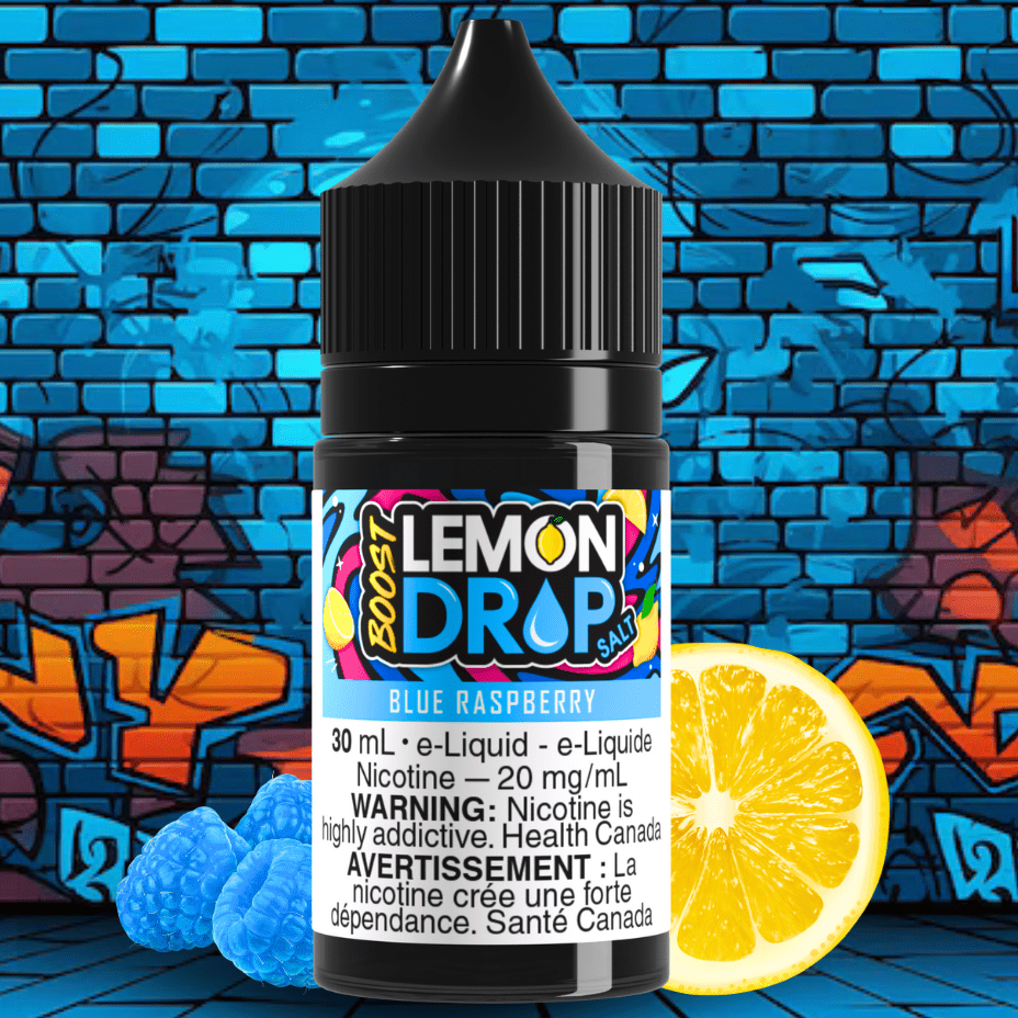Lemon Drop Boost Salt - Blue Raspberry Steinbach Vape SuperStore and Bong Shop Manitoba Canada