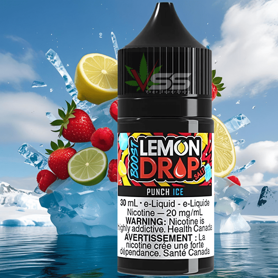 Lemon Drop Boost Salt Nic 30ml-Punch Ice Steinbach Vape SuperStore and Bong Shop Manitoba Canada