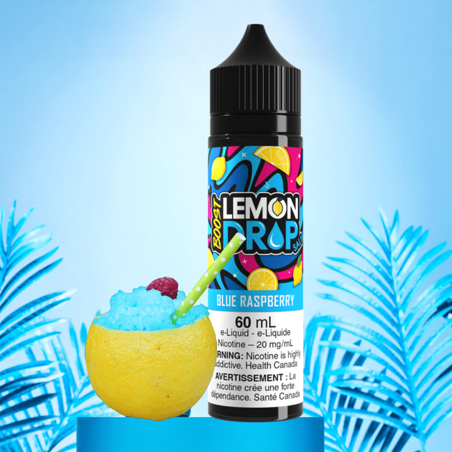 Lemon Drop Boost Salt Nic 60ml - Blue Raspberry Steinbach Vape SuperStore and Bong Shop Manitoba Canada