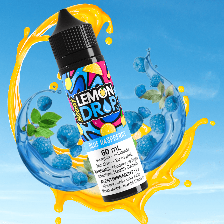 Lemon Drop Boost Salt Nic 60ml - Blue Raspberry Steinbach Vape SuperStore and Bong Shop Manitoba Canada
