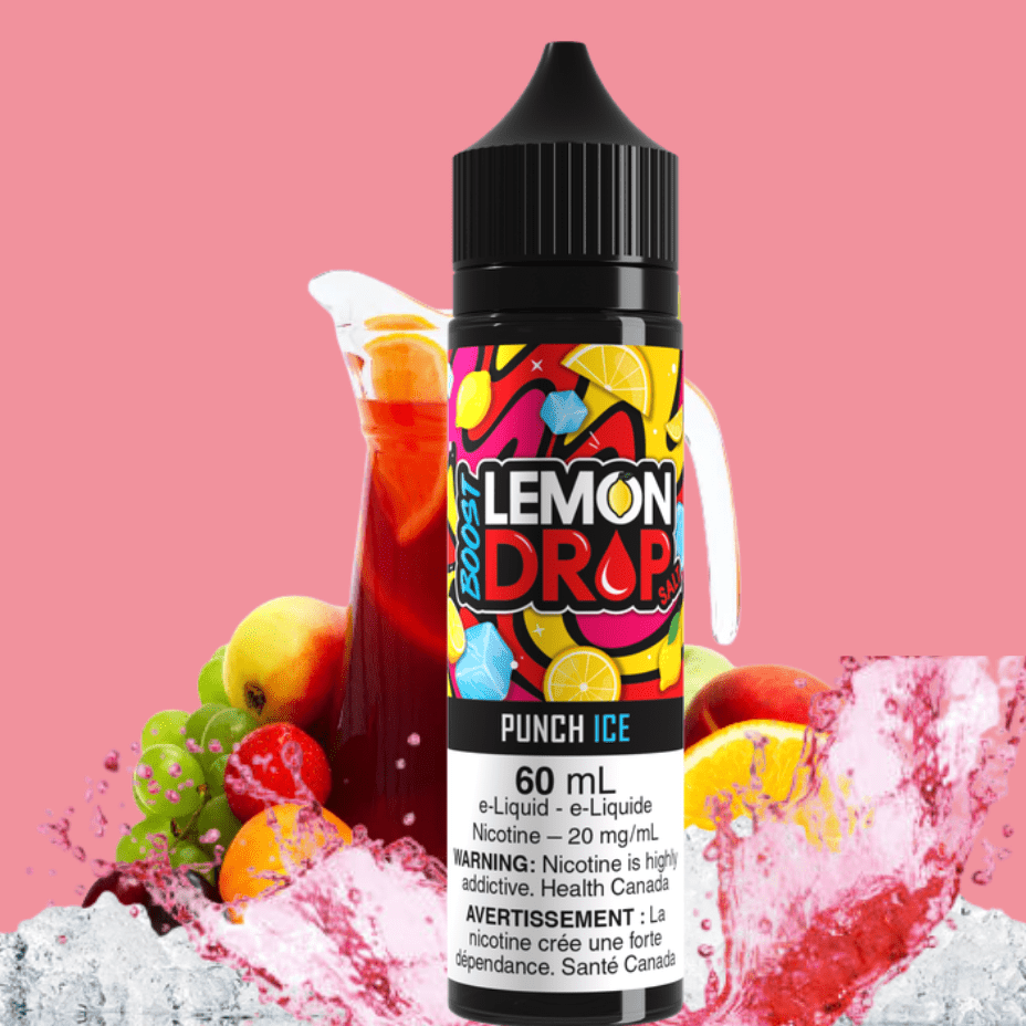 Lemon Drop Boost Salt Nic 60ml-Punch Ice Steinbach Vape SuperStore and Bong Shop Manitoba Canada
