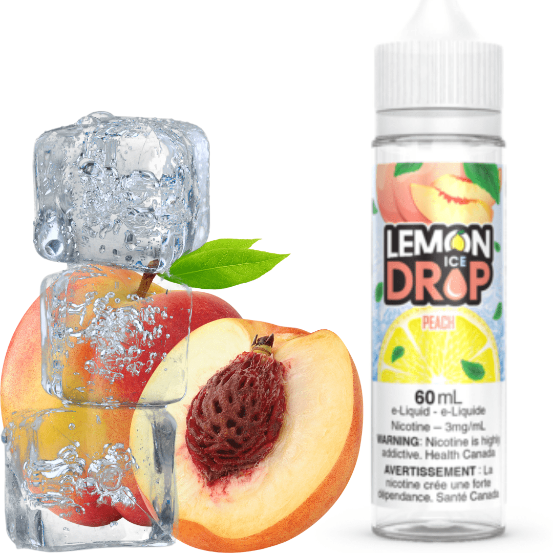 Lemon Drop E-Liquid Peach Ice by Lemon Drop E-Liquid 3mg Peach Ice by Lemon Drop E-Liquid -Steinbach Vape SuperStore & Bong Shop MB, Canada