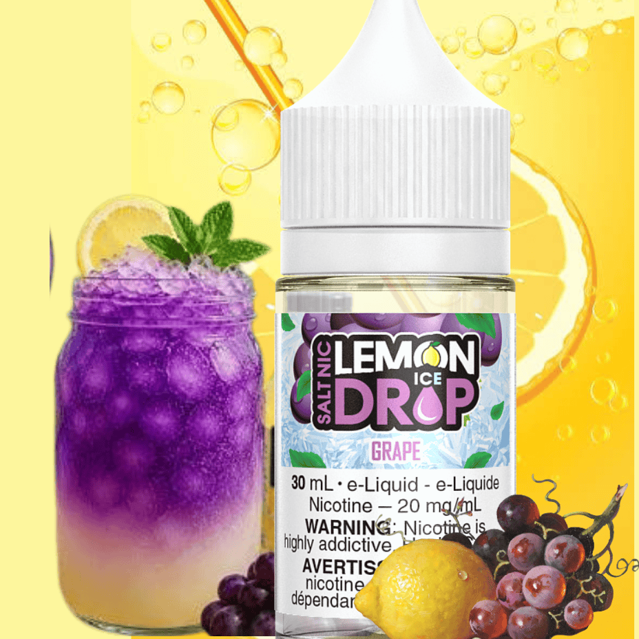 Lemon Drop Salt-Grape Ice 20mg/mL / 30mL Steinbach Vape SuperStore and Bong Shop Manitoba Canada