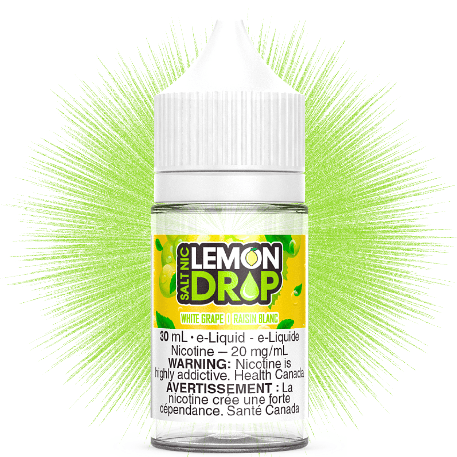 Lemon Drop Salt - White Grape 30ml 30ml / 12mg Steinbach Vape SuperStore and Bong Shop Manitoba Canada