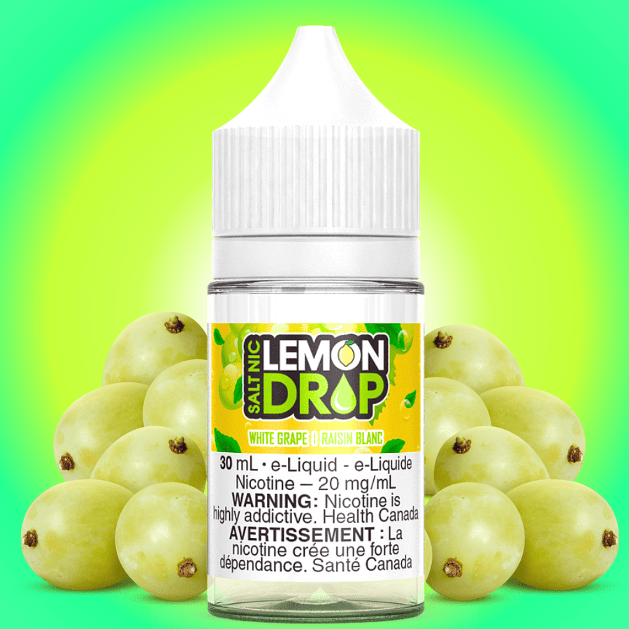 Lemon Drop Salt - White Grape 30ml Steinbach Vape SuperStore and Bong Shop Manitoba Canada