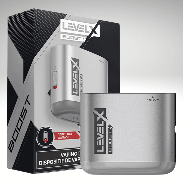 Level X Boost Battery-850mAh Silver Steinbach Vape SuperStore and Bong Shop Manitoba Canada