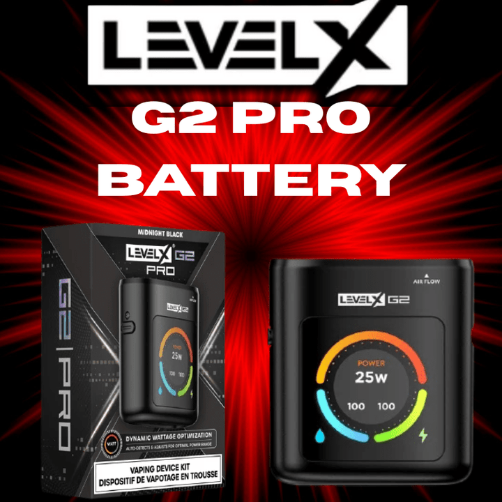 Level X Boost G2 Pro Battery-1000mAh Manitoba Vape SuperStore and Bong Shop